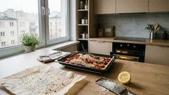 Gorbusza z piekarnika, która nie wysycha: prosty trik z warzywami, cytryną i parmezanem (15 minut)