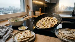 Robię je, gdy zabraknie chleba: cienkie placki jak lawasz z patelni, bez drożdży