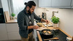 Rumiane lepiószki z patelni: ciasto na wrzątku i farsz, który robi różnicę